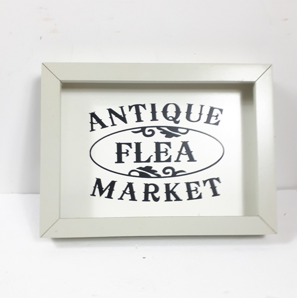 Hometrends Other - 3/$10💞 Antique Flea Market Sign
